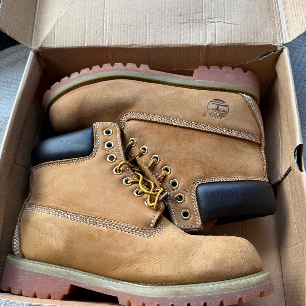 Timberland Tan Leather Boots